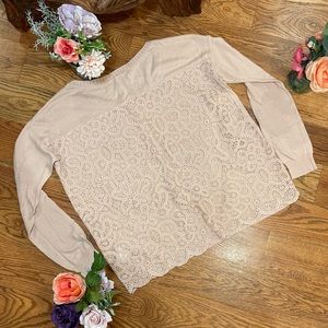 🪴American Eagle Outfitters✨Knit Pullover Embroidered Sweater, Size Large